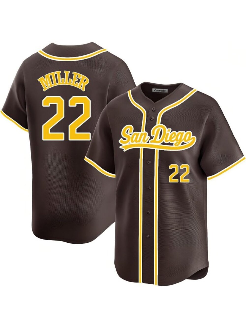 Unisex San Diego Baseball Stitched T-Shirt for Men, Women, Youth & Kids